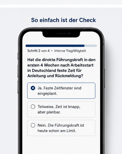 Vorschau des Startklar-Checks